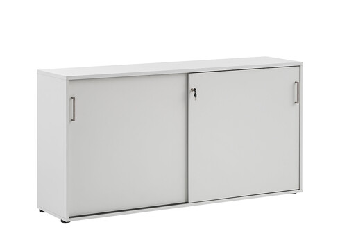 Kontorikapp MINSK helehall, 160x41xH84 cm