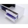 Tv-alus BLUES valge, 160x40xH36 cm, LED