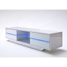 Tv-alus BLUES valge, 160x40xH36 cm, LED