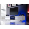 Tv-alus BLUES valge, 160x40xH36 cm, LED