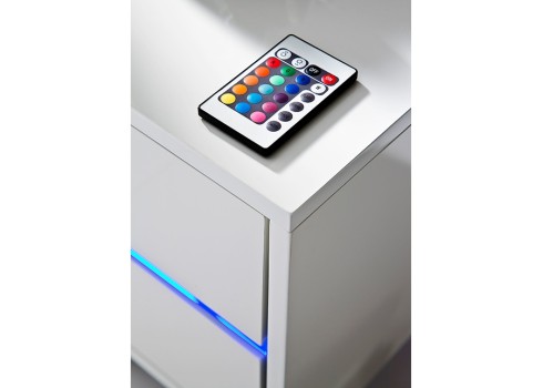 Tv-alus BLUES valge, 160x40xH36 cm, LED