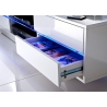 Tv-alus BLUES valge, 160x40xH36 cm, LED