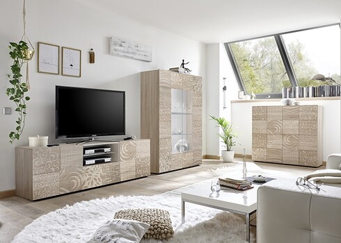 Tv-alus MIRO tamm Sonoma, 181x43xH57 cm, LED