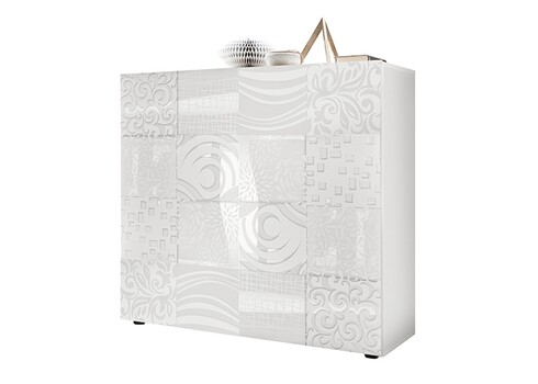 Kummut MIRO valge läige, 121x43xH111 cm