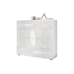 Kummut MIRO valge läige, 121x43xH111 cm