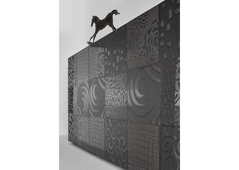 Kummut MIRO antratsiit läige, 121x43xH111 cm