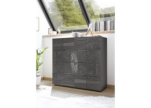 Kummut MIRO antratsiit läige, 121x43xH111 cm