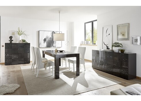 Kummut MIRO antratsiit läige, 121x43xH111 cm