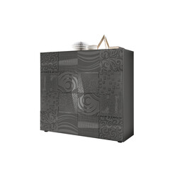 Kummut MIRO antratsiit läige, 121x43xH111 cm