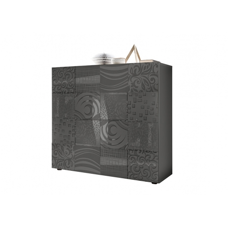 Kummut MIRO antratsiit läige, 121x43xH111 cm