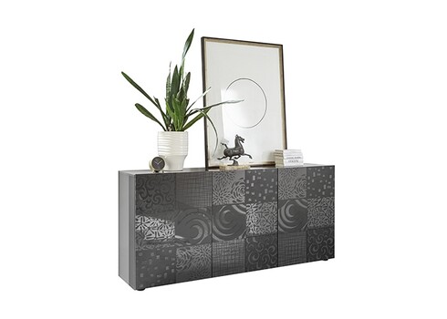 Kummut MIRO antratsiit läige, 181x43xH84 cm