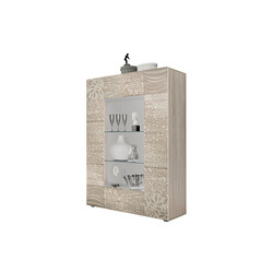 Vitriinkapp MIRO tamm Sonoma, 121x43xH166 cm