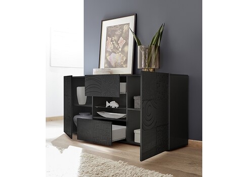 Kummut MIRO antratsiit läige, 181x43xH84 cm