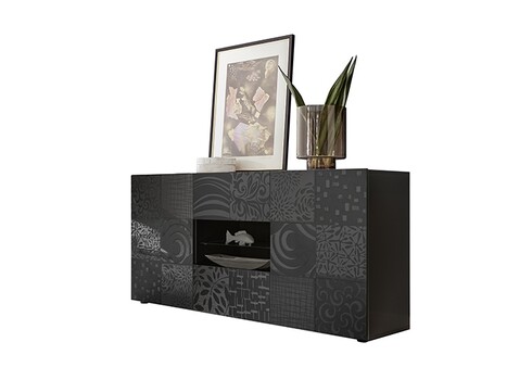 Kummut MIRO antratsiit läige, 181x43xH84 cm