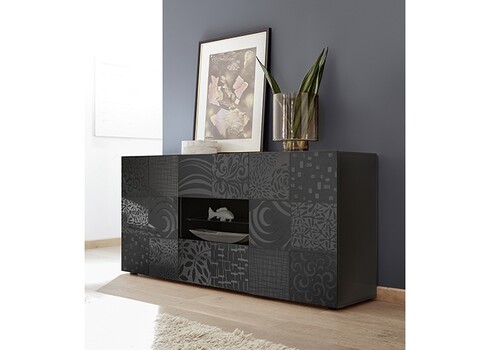 Kummut MIRO antratsiit läige, 181x43xH84 cm