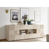 Kummut MIRO tamm Sonoma, 241x43xH84 cm, LED