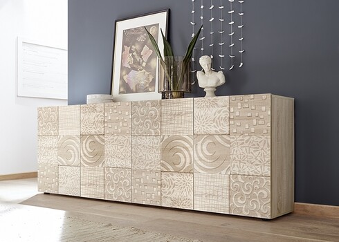 Kummut MIRO tamm Sonoma, 241x43xH84 cm