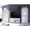 Tv-alus BASIC valge läige, 140x43xH56 cm, LED