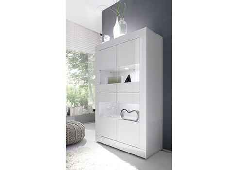 Vitiriinkapp BASIC valge läige, 102x43xH162 cm