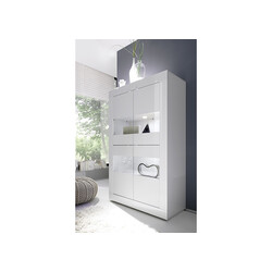 Vitiriinkapp BASIC valge läige, 102x43xH162 cm