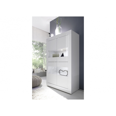 Vitiriinkapp BASIC valge läige, 102x43xH162 cm