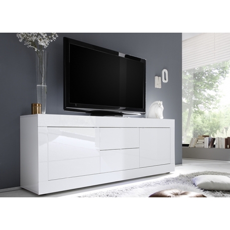 Kummut BASIC valge läige, 210x43xH66 cm