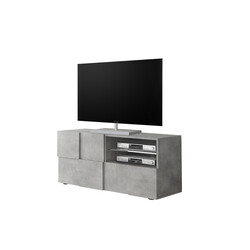 Tv-alus DAMA betoonhall, 121x43xH57 cm, LED