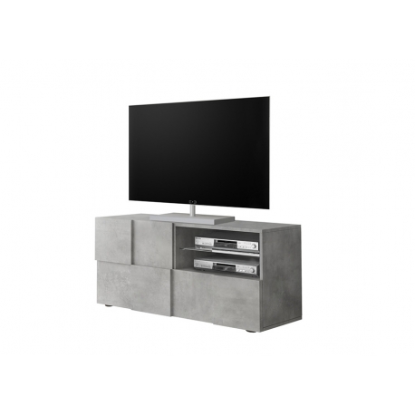 Tv-alus DAMA betoonhall, 121x43xH57 cm, LED