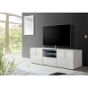Tv-alus DAMA valge läige, 181x43xH57 cm, LED
