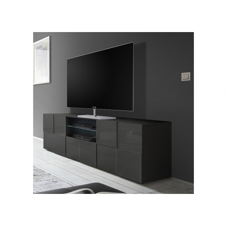 Tv-alus DAMA antratsiit läige, 181x43xH57 cm, LED Tv-alus DAMA antratsiit läige, 181x43xH57 cm, LED