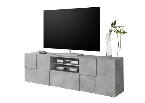 Tv-alus DAMA betoonhall, 181x43xH57 cm, LED