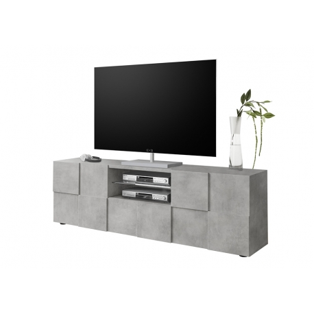 Tv-alus DAMA betoonhall, 181x43xH57 cm, LED Tv-alus DAMA betoonhall, 181x43xH57 cm, LED