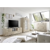 Tv-alus DAMA tamm Sonoma, 181x43xH57 cm, LED