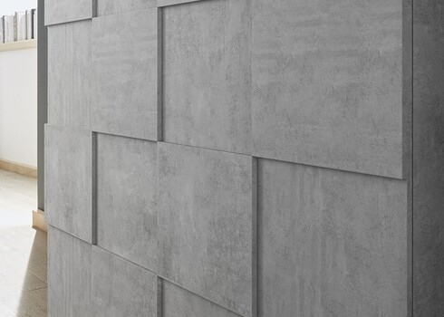 Kummut DAMA betoonhall, 121x43xH111 cm