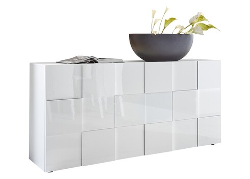 Kummut DAMA valge läige, 181x43xH84 cm