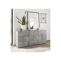 Kummut DAMA betoonhall, 181x43xH84 cm