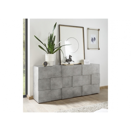 Kummut DAMA betoonhall, 181x43xH84 cm