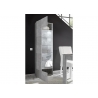 Vitriinkapp DAMA betoonhall, 60x43xH187 cm, LED