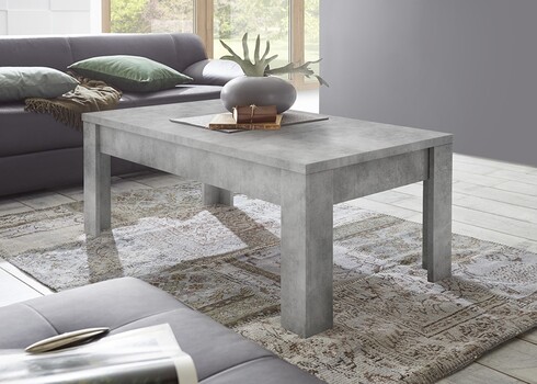 Diivanilaud DAMA betoonhall, 122x65xH45 cm