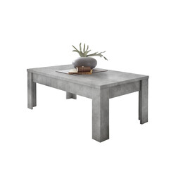 Diivanilaud DAMA betoonhall, 122x65xH45 cm