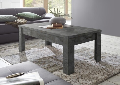 Diivanilaud DAMA tumehall, 122x65xH45 cm