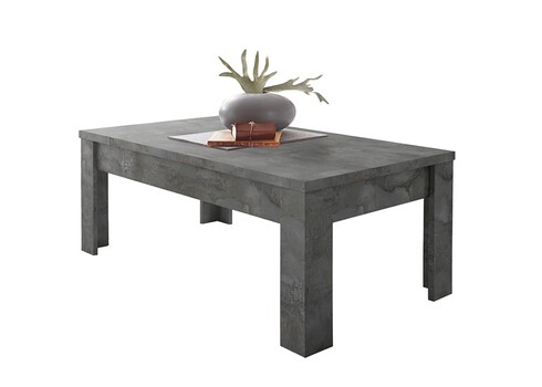 Diivanilaud DAMA tumehall, 122x65xH45 cm