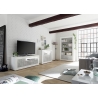 Tv-alus URBINO valge läige / betoon, 138x42xH56 cm, LED