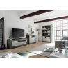 Tv-alus URBINO tumehall / betoon, 138x42xH56 cm, LED