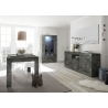 Vitriinkapp URBINO tumehall, 110x42xH191 cm, LED