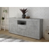 Kummut URBINO betoon, 184x42xH86 cm, LED