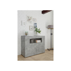 Kummut URBINO betoon, 110x42xH86 cm, LED