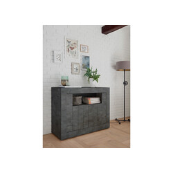 Kummut URBINO tumehall, 110x42xH86 cm, LED