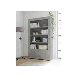 Riiul URBINO betoon, 110x42xH191 cm, LED