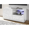 Tv-alus PRISMA valge läige, 122x42xH57 cm